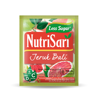 NutriSari Less Sugar Jeruk Bali 40 sachet - Tinggi Vitamin C