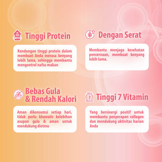 Tropicana Slim Collagen Drink Strawberry with Glutathione 800g - Kolagen Bebas Gula dengan Glutation