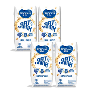 Gift - Tropicana Slim Oat Drink Vanillicious Vanilla 190 ml (4 Pcs)