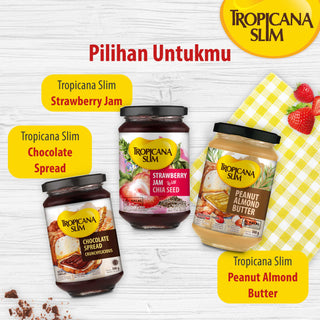 Tropicana Slim Strawberry Jam 375gr