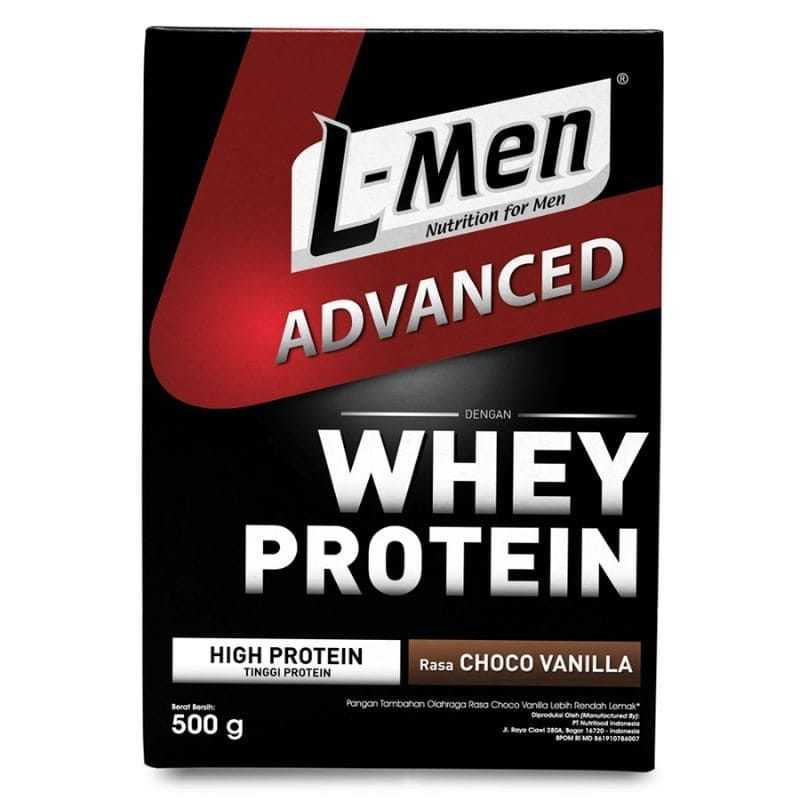 L Men Advanced Choco Vanilla 500g 15g Whey Protein Nutrimart l-men-advanced-choco-vanilla-500g-15g-whey-protein-nutrimart